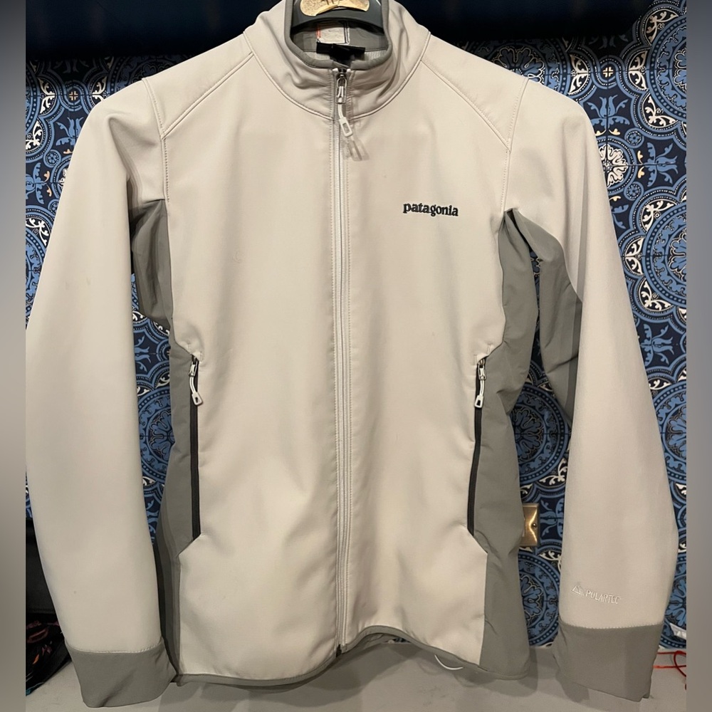 Patagonia Adze Polartec Performance Jacket Full Zip Gray Size Small